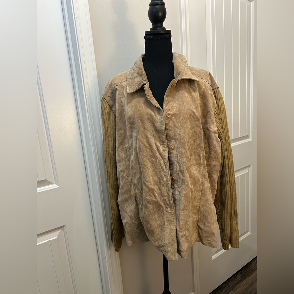 Women's Tan‎ Leather Jacket